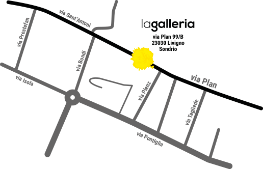 La Galleria Map